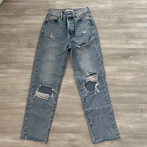 Pacsun High Rise Straight Jeans